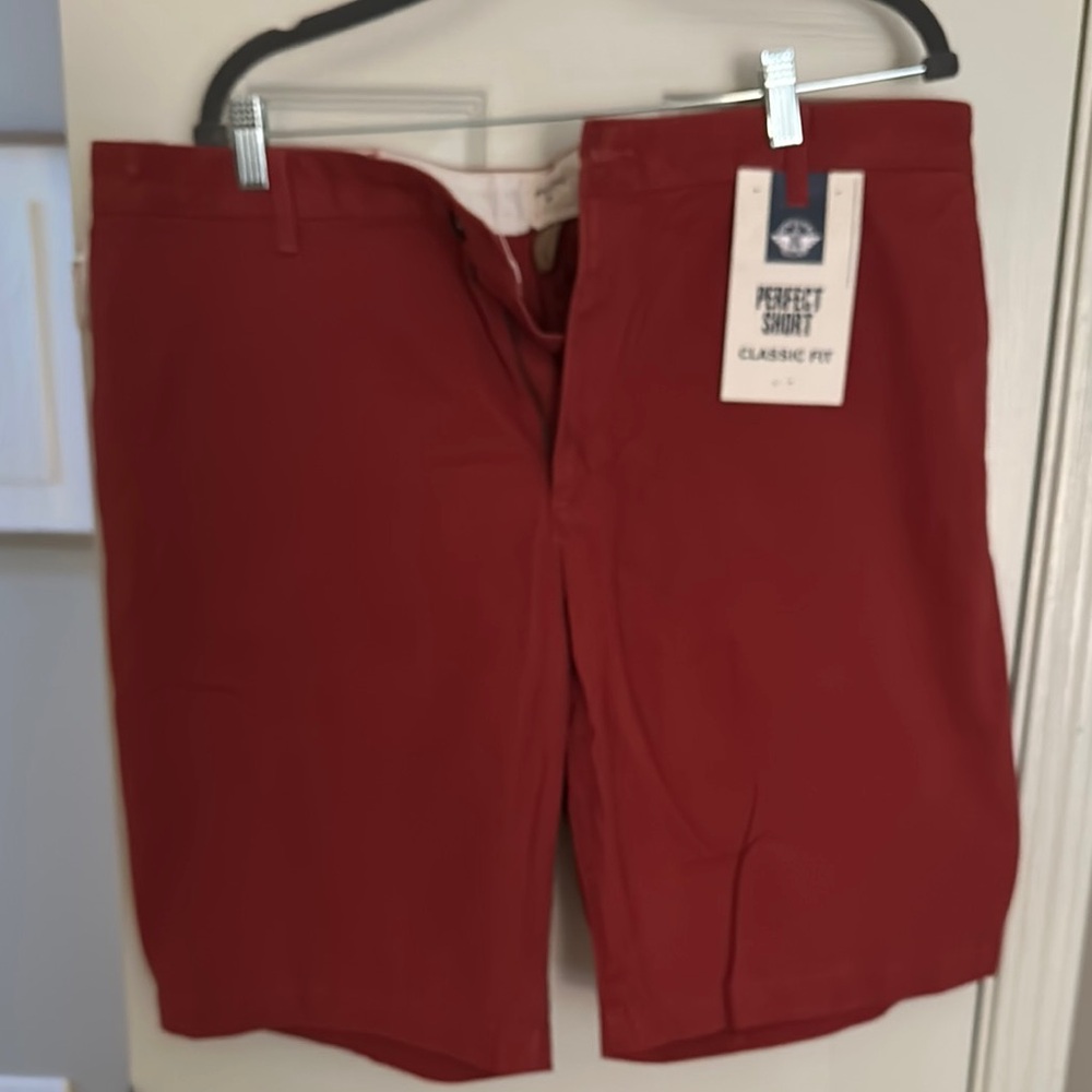 Classic Fit Red Men big & tall Shorts